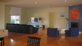 open plan living area